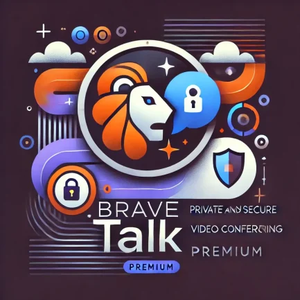 Brave Talk Brave blue video call